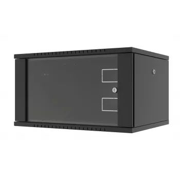 LANVIEW Quick Assembly Flat Pack 19 inch Ερμάριο Επιτοίχιας Τοποθέτησης - 6U, 19 inch, Μαύρο