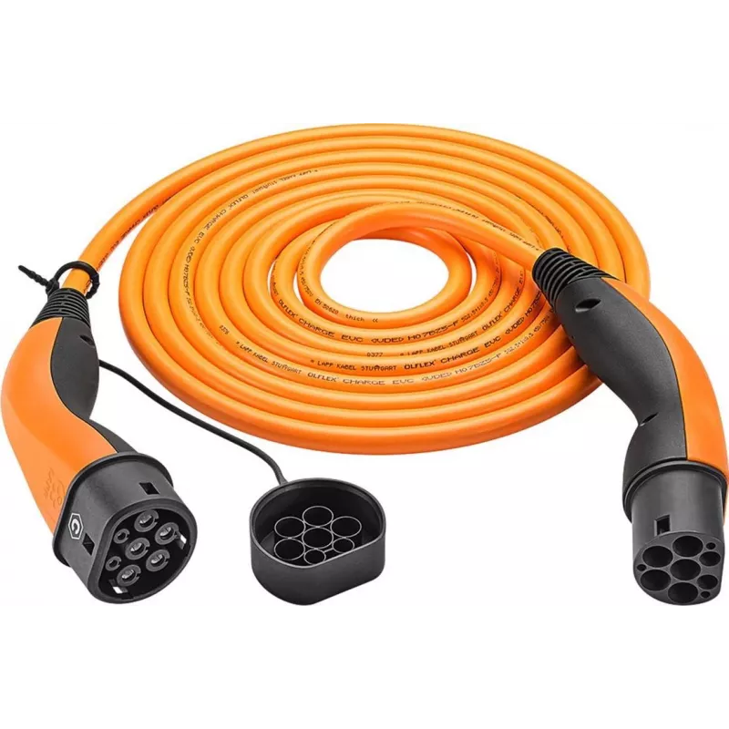 LAPP MOBILITY HELIX® Type 2 καλώδιο φόρτισης EV 11 kW 5 m πορτοκαλί 61796