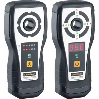 Laserliner 075.400A επαγγελματική συσκευή οδήγησης τρυπανιού για ακριβή προσδιορισμό σημείων εισόδου και εξόδου σε τοίχους και οροφές