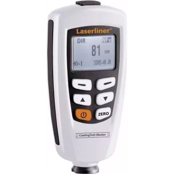 Laserliner CoatingTest-Master Όργανο μέτρησης πάχους επικάλυψης, 0-1250 µm, μαγνητική επαγωγή & δινορρεύματα, μαύρο/λευκό 082.150A