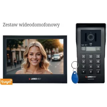 LASKOMEX Σετ θυροτηλεόρασης IP 2 καλωδίων GEMINI SET