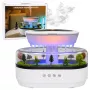 LEAN Υγραντήρας Aroma-Diffuser Εφέ βροχής LED φως με τροφοδοτικό