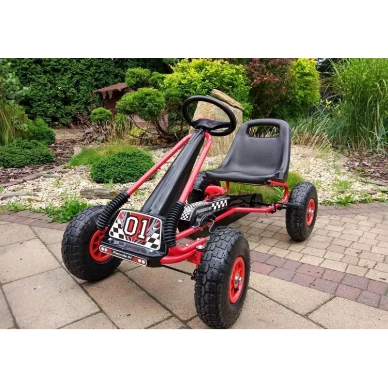 LEAN CARS A-15 GO KART Κόκκινο