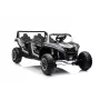 LEAN CARS Ηλεκτρικό Ride-On Buggy A033 4x4 24V Λευκό