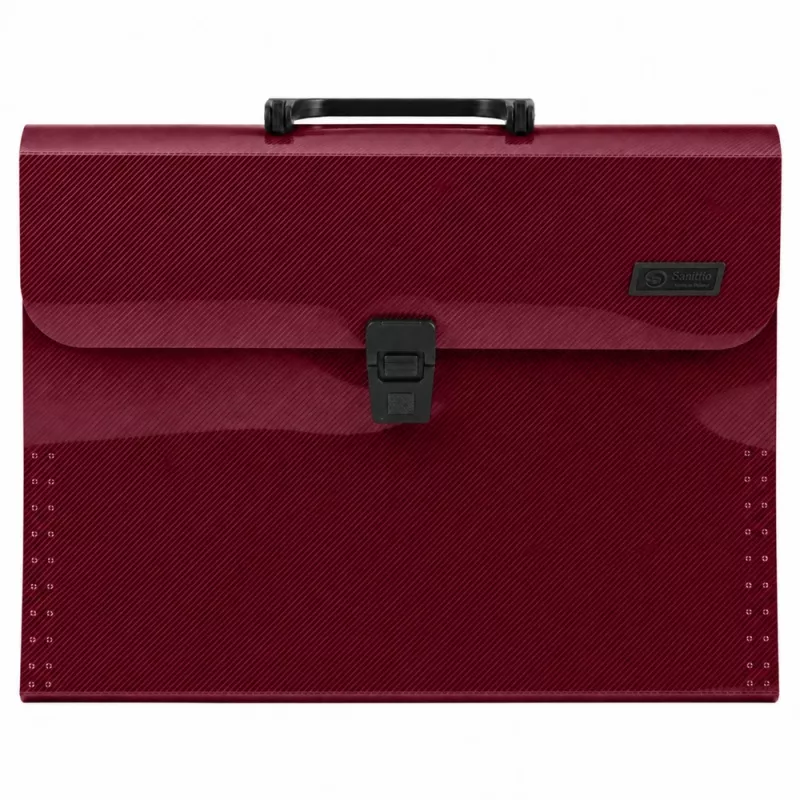 LEAN Φάκελος Expanding File Folder 13 θήκες Βυσσινί A4