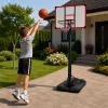 LEAN SPORT μπασκέτα κινητή ρυθμιζόμενη βάση 200-305cm