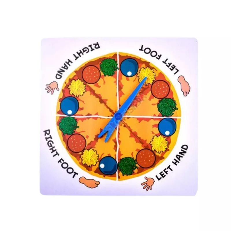 LEAN TOYS Active Family Παιχνίδι Δεξιοτήτων Pizza Mat Randomizer