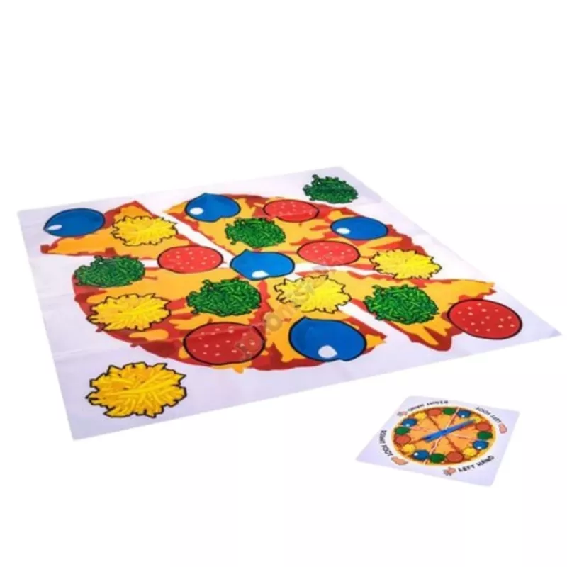 LEAN TOYS Active Family Παιχνίδι Δεξιοτήτων Pizza Mat Randomizer