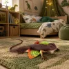 LEAN TOYS Agama Lizard Webbed λαστιχένια φιγούρα stretchable ρεαλιστική 13 cm