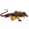 LEAN TOYS Agama Lizard Webbed λαστιχένια φιγούρα stretchable ρεαλιστική 13 cm