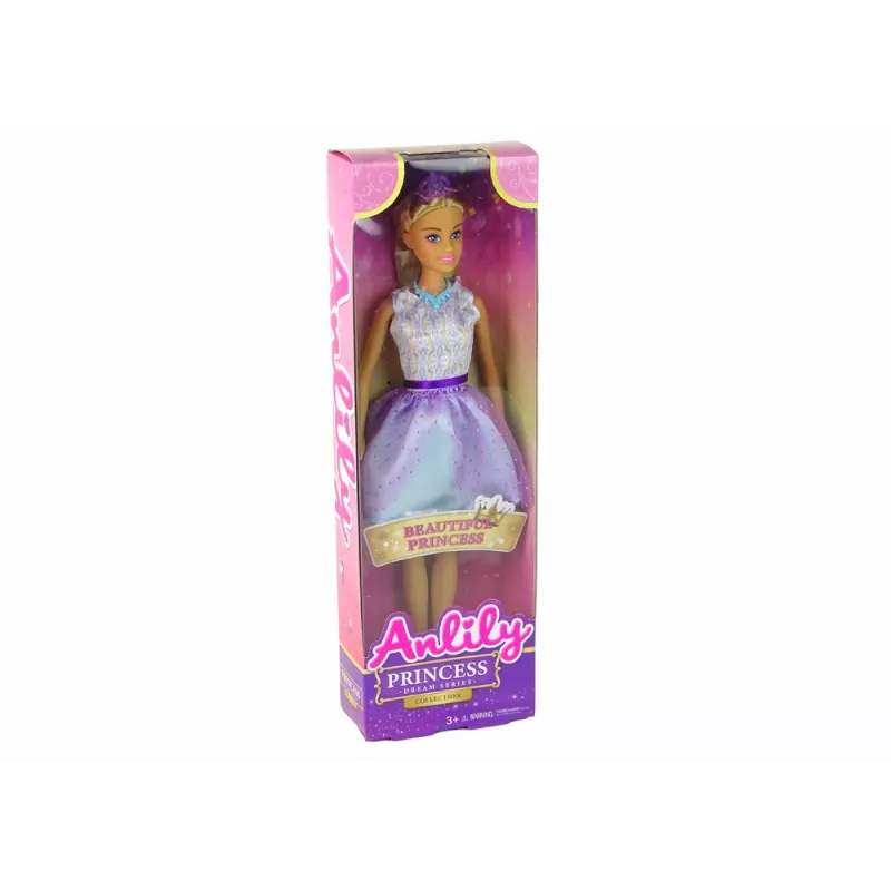 LEAN TOYS κούκλα πριγκίπισσα Anlily Violet Queen
