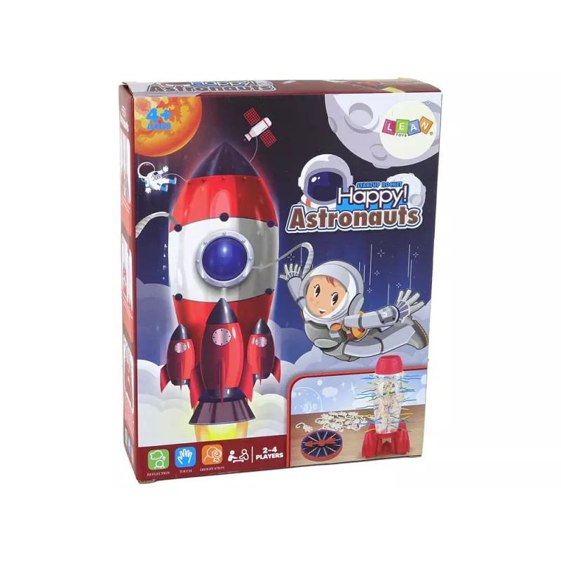 LEAN TOYS Παιχνίδι Arcade Πτώση Αστροναυτών Πύραυλος