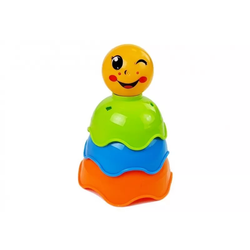 LEAN TOYS Παιδική πυραμίδα κοχύλια