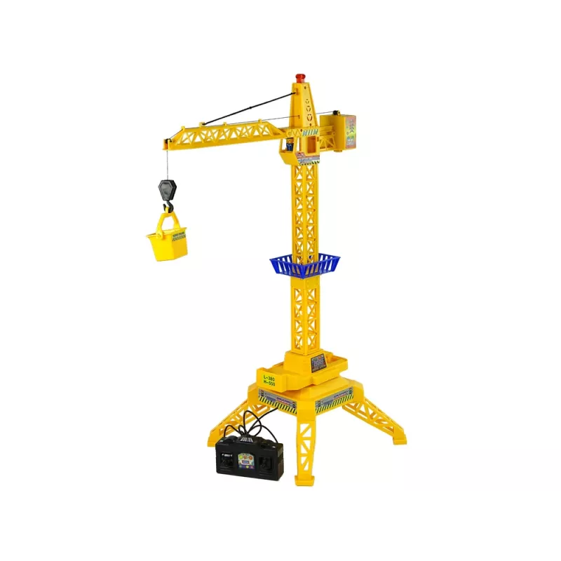 LEAN TOYS Μπαταριοκίνητος τηλεχειριζόμενος γερανός με κινούμενο βραχίονα