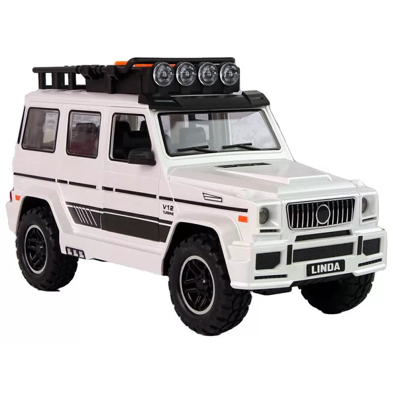 LEAN TOYS Αυτοκίνητο Off-Road με Μπαταρία Λευκό