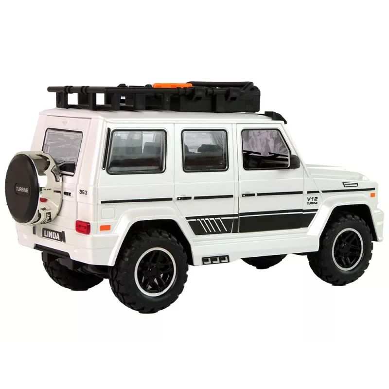 LEAN TOYS Αυτοκίνητο Off-Road με Μπαταρία Λευκό
