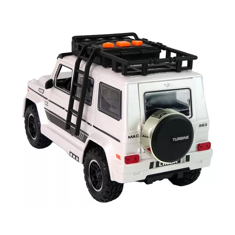 LEAN TOYS Αυτοκίνητο Off-Road με Μπαταρία Λευκό