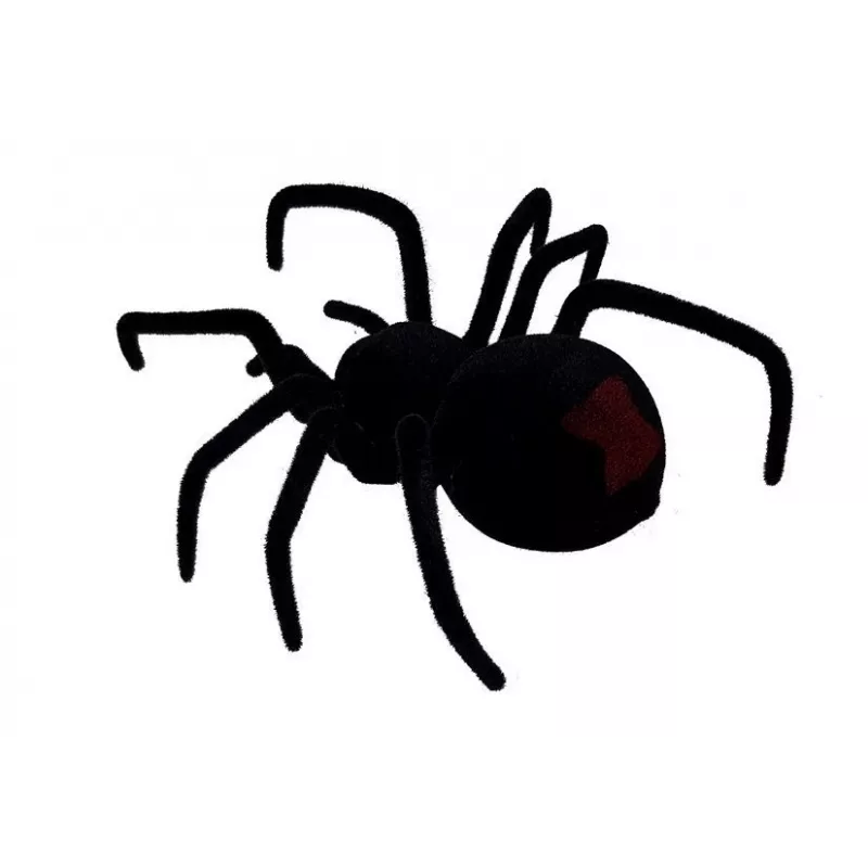 LEAN TOYS Μεγάλη Τριχωτή Αράχνη Black Widow Τηλεχειριζόμενη