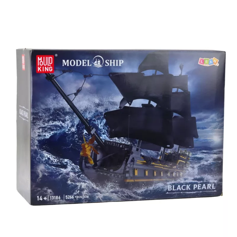 LEAN TOYS Black Pearl Piratenschiff σετ δομικών blocks (5266 τεμάχια)