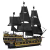 LEAN TOYS Black Pearl Piratenschiff σετ δομικών blocks (5266 τεμάχια)