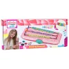 LEAN TOYS Σετ κατασκευής βραχιολιών ροζ κουτί