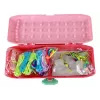 LEAN TOYS Σετ κατασκευής βραχιολιών ροζ κουτί