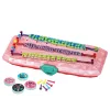 LEAN TOYS Σετ κατασκευής βραχιολιών ροζ κουτί