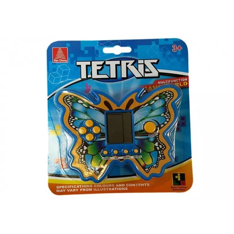 LEAN TOYS Brick Game Tetris Butterfly Μπλε