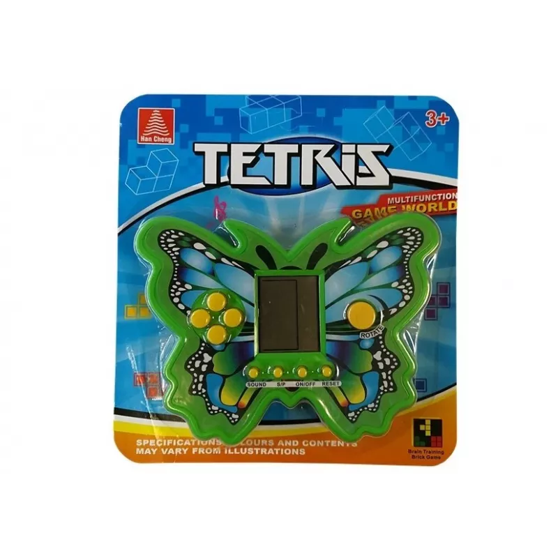 LEAN TOYS Brick Game Tetris Butterfly Πράσινο