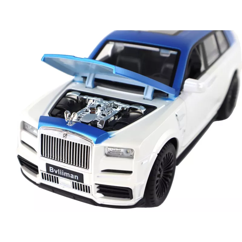 LEAN TOYS Αυτοκίνητο R/C 1:20 Λευκό και Μπλε Τηλεχειριζόμενο