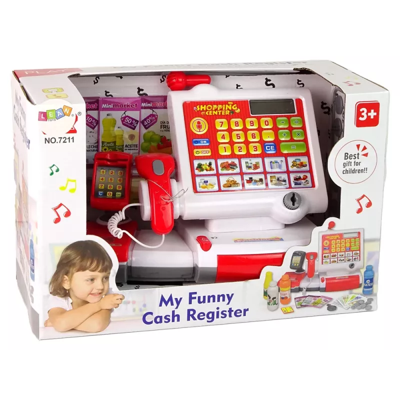 LEAN TOYS ταμειακή μηχανή με οθόνη αφής