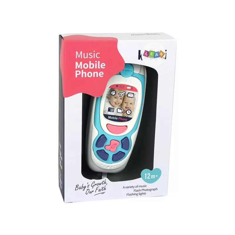 LEAN TOYS Παιδικό Εκπαιδευτικό Κινητό Melody Blue
