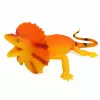 LEAN TOYS Collared Lizard λαστιχένια φιγούρα stretchable ρεαλιστική 19cm