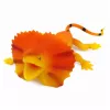 LEAN TOYS Collared Lizard λαστιχένια φιγούρα stretchable ρεαλιστική 19cm