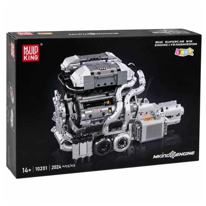 LEAN TOYS Τούβλα Αυτοκίνητο Μοτέρ V8 Κιβώτιο 2024 ηλ.
