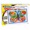 LEAN TOYS Δημιουργικό Σετ Button-Mosaic Παζλ Μανιτάρι-Πινέζες Βαλίτσα 300 Τεμ.