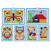 LEAN TOYS Δημιουργικό Σετ Button-Mosaic Παζλ Μανιτάρι-Πινέζες Βαλίτσα 300 Τεμ.