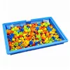 LEAN TOYS Δημιουργικό Σετ Button-Mosaic Παζλ Μανιτάρι-Πινέζες Βαλίτσα 300 Τεμ.
