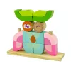 LEAN TOYS Δημιουργικό ξύλινο χωρικό παζλ κουκουβάγια 3D