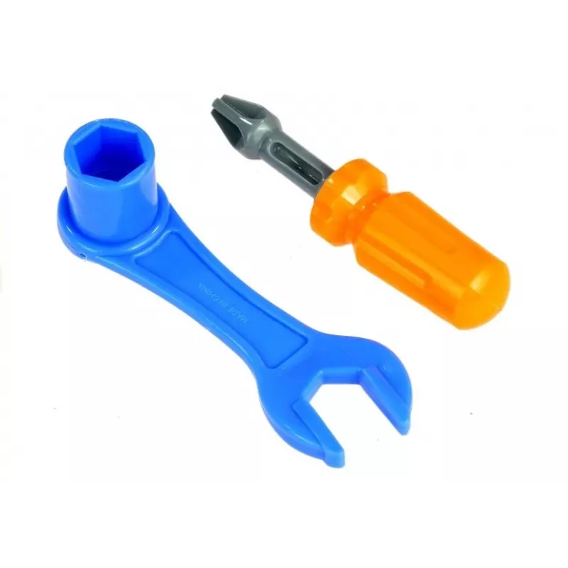 LEAN TOYS Αποσπώμενο Τρένο με Εργαλεία και Φιγούρες