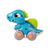 LEAN TOYS Δεινόσαυρος με Ρόδες Μπλε Φιγούρα