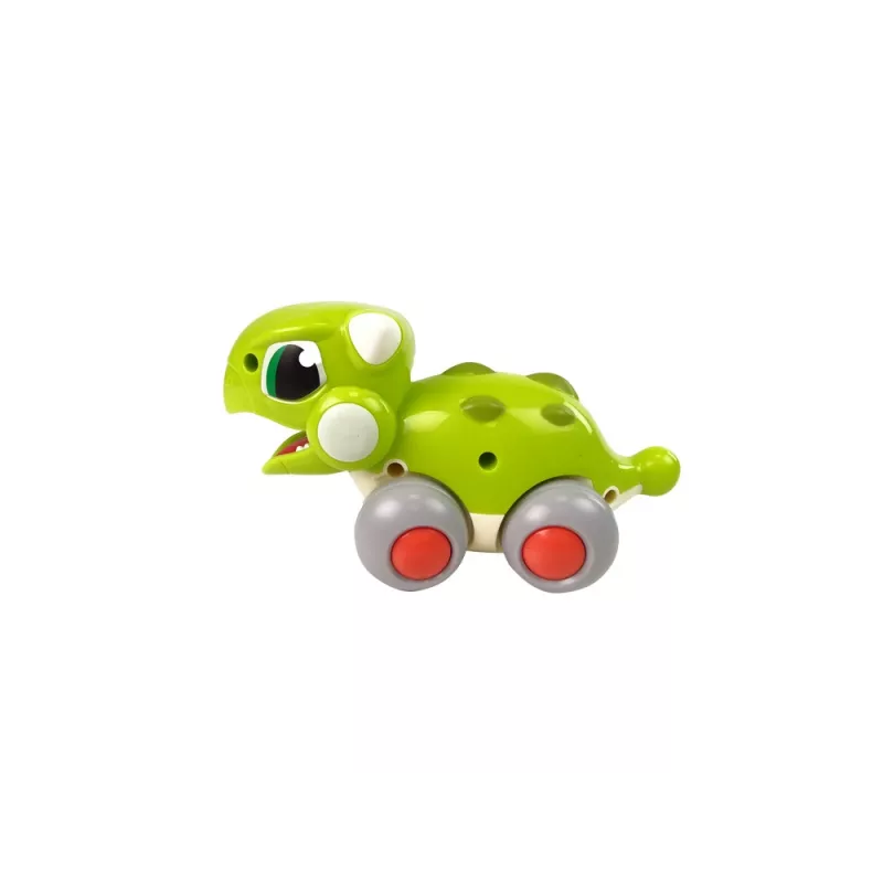 LEAN TOYS Δεινόσαυρος με Ρόδες Πράσινη Φιγούρα