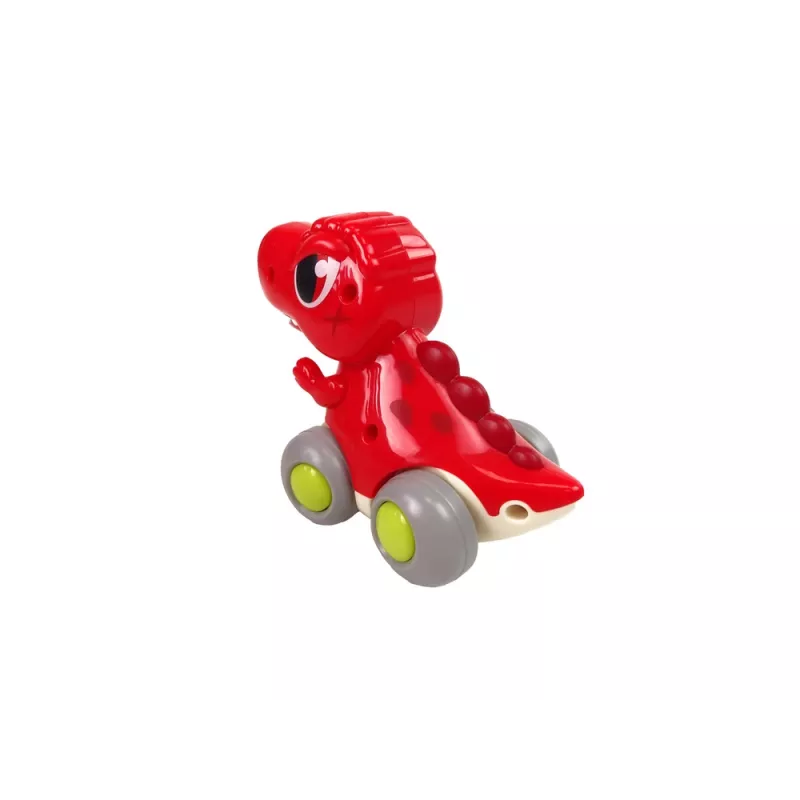 LEAN TOYS Δεινόσαυρος με Ρόδες T-Rex Κόκκινη Φιγούρα