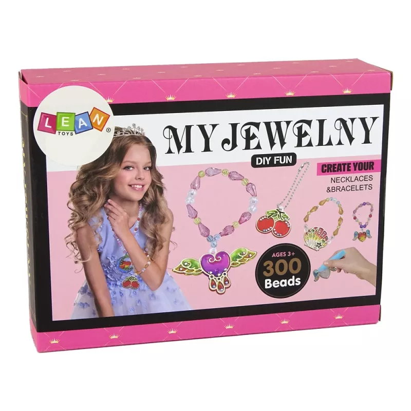 LEAN TOYS DIY Σετ Κατασκευής Κοσμημάτων Χάντρες Στυλό