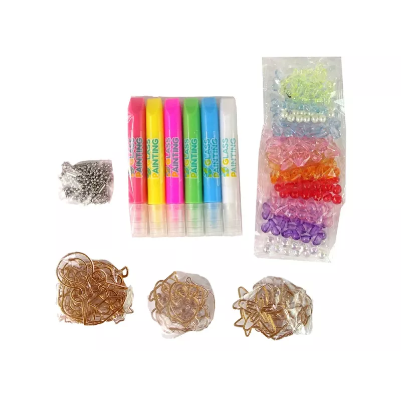 LEAN TOYS DIY Σετ Κατασκευής Κοσμημάτων Χάντρες Στυλό