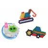 LEAN TOYS Σετ νερού DIY Magic Beads 8 χρώματα οχήματα κατασκευών