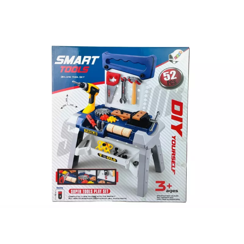LEAN TOYS DIY Σετ Εργαστηρίου Εργαλείο Δράπανο