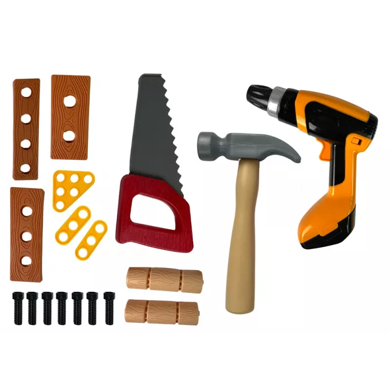 LEAN TOYS DIY Σετ Εργαστηρίου Εργαλείο Δράπανο