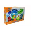 LEAN TOYS Σετ Μπάνιου Δελφίνι Θαλάσσια Ζώα Πλαστικός Καταρράκτης Νερού