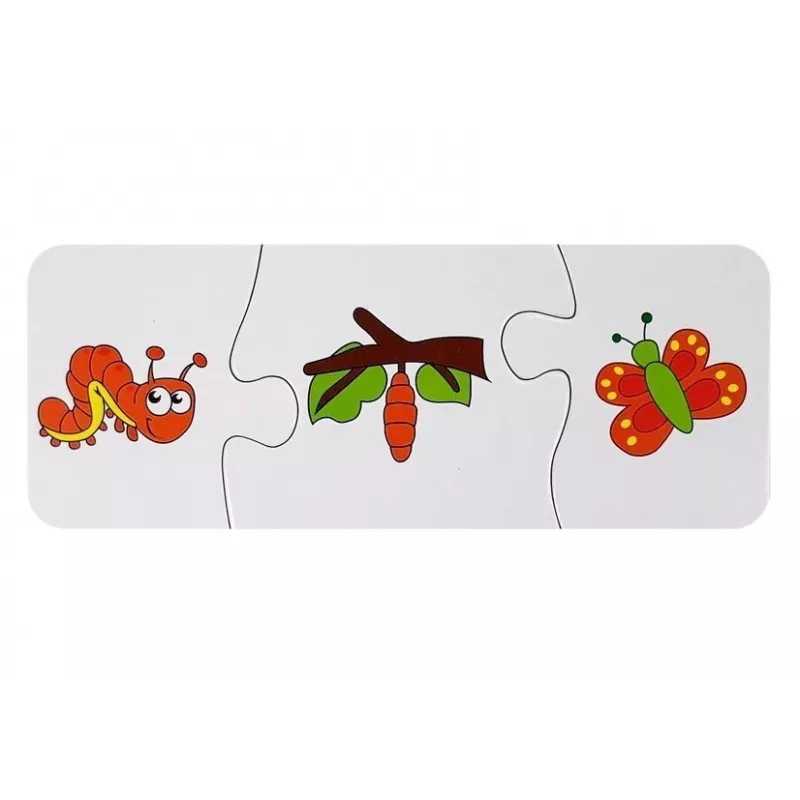 LEAN TOYS Εκπαιδευτικό Παζλ Μάθηση 10 Συνδέσεις